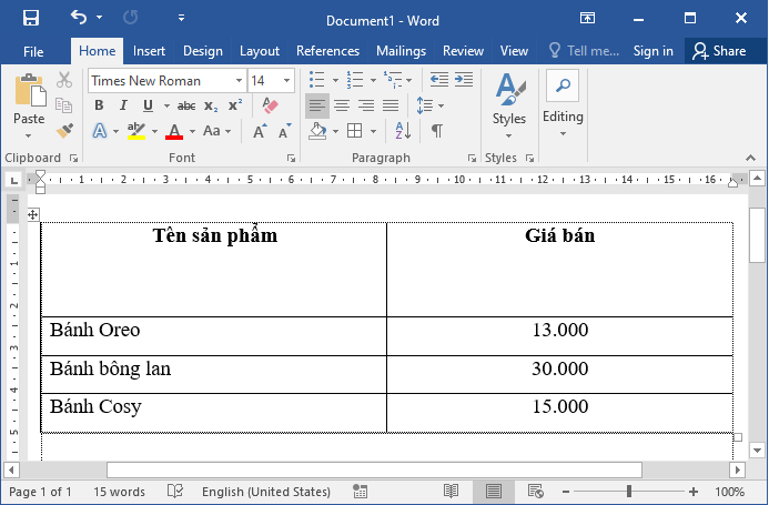 Cách căn chỉnh chữ vào giữa ô trong bảng trên Word và Excel