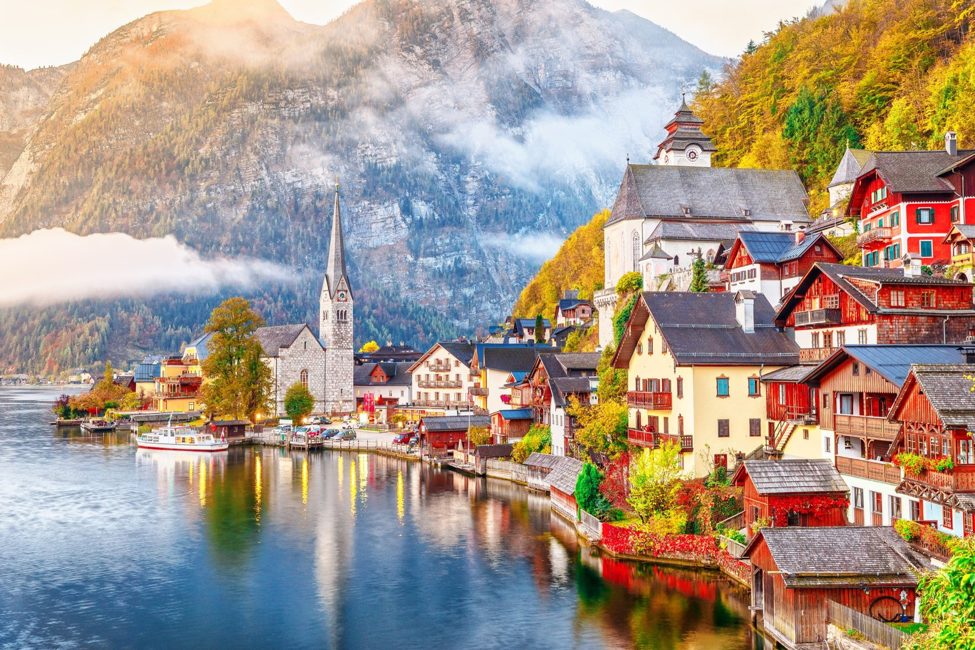 Làng cổ Hallstatt nước Áo: Thị trấn cổ đẹp nhất ở châu Âu