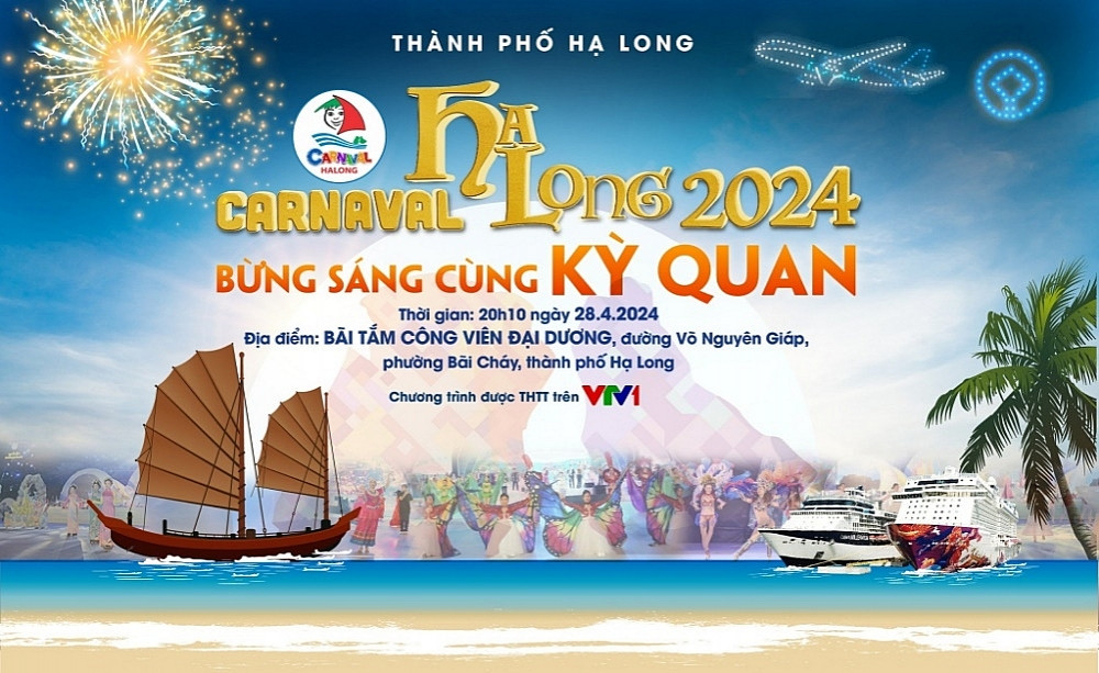 Lễ hội Carnaval Hạ Long 2024 lần đầu được diễn ra trên biển
