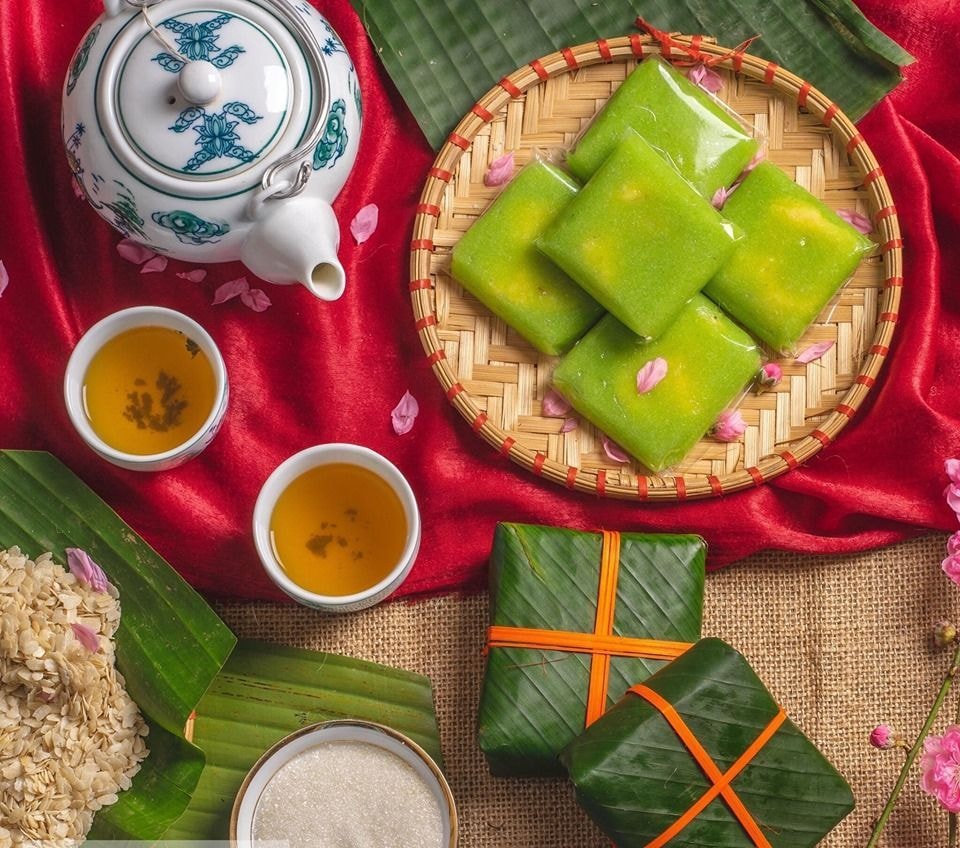 Bánh cốm - Bánh Cốm Nguyên Ninh