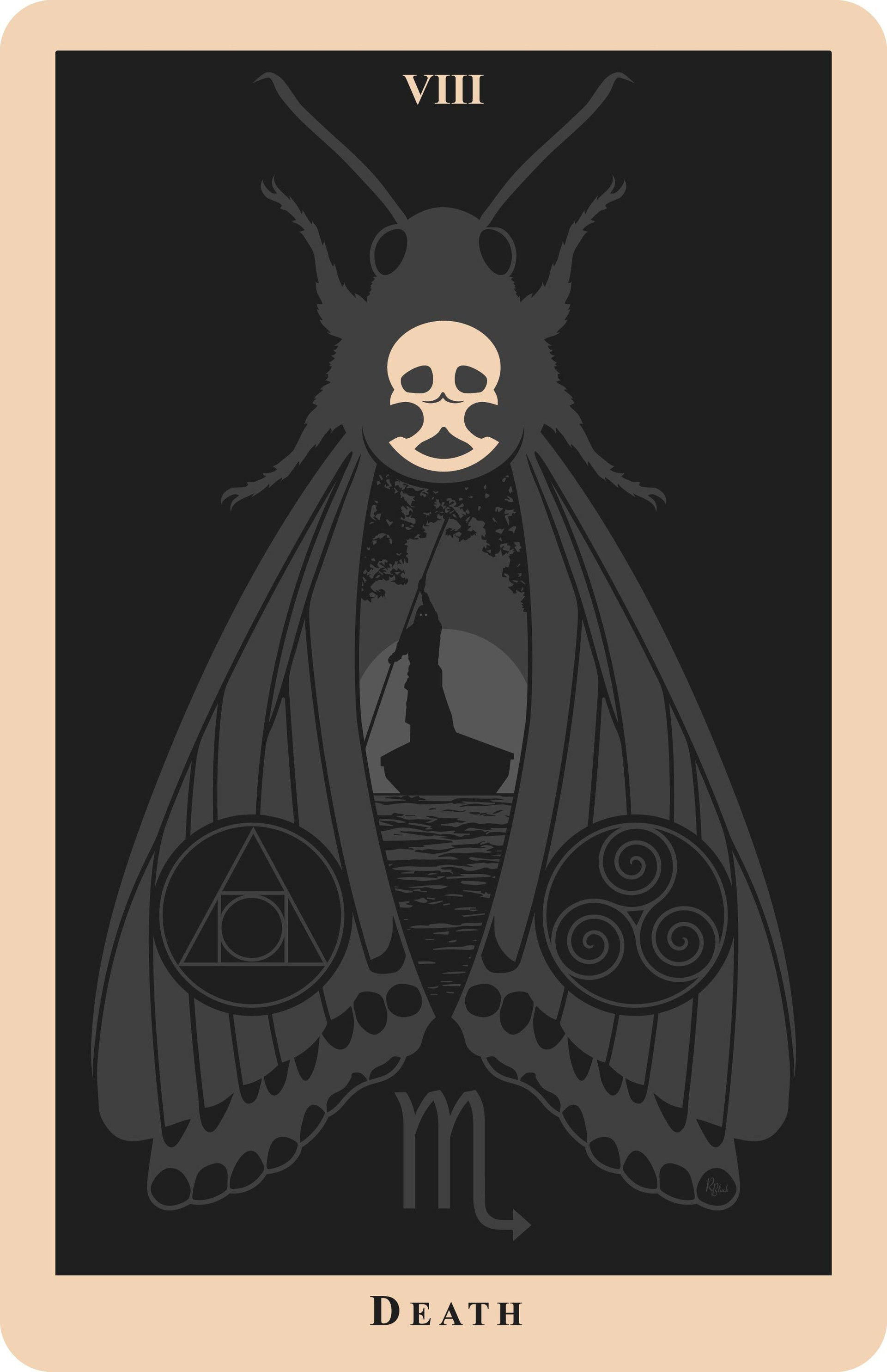 Death Tarot Card | Tarot cards art, Tarot death, Tarot art