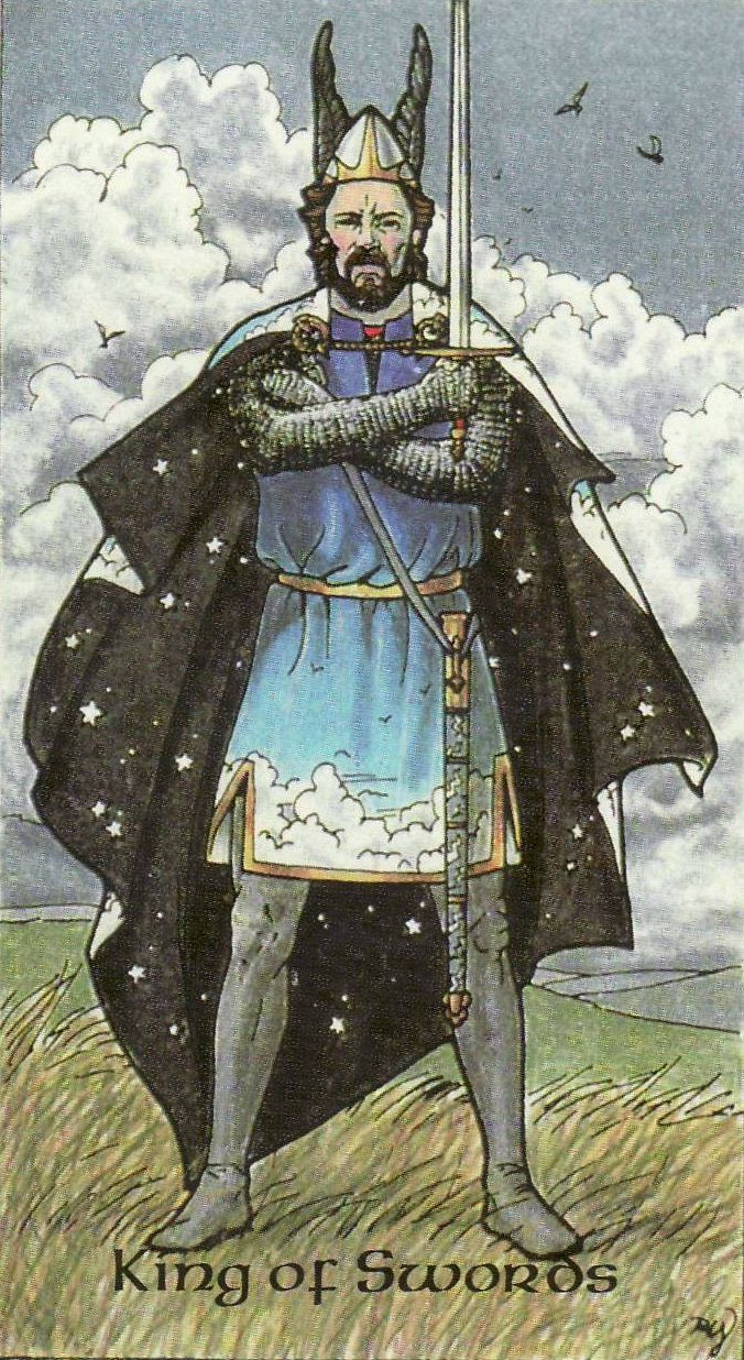 Today's Tarot: King of Swords – A Mindful Approach | King of swords, King of swords tarot, Swords tarot