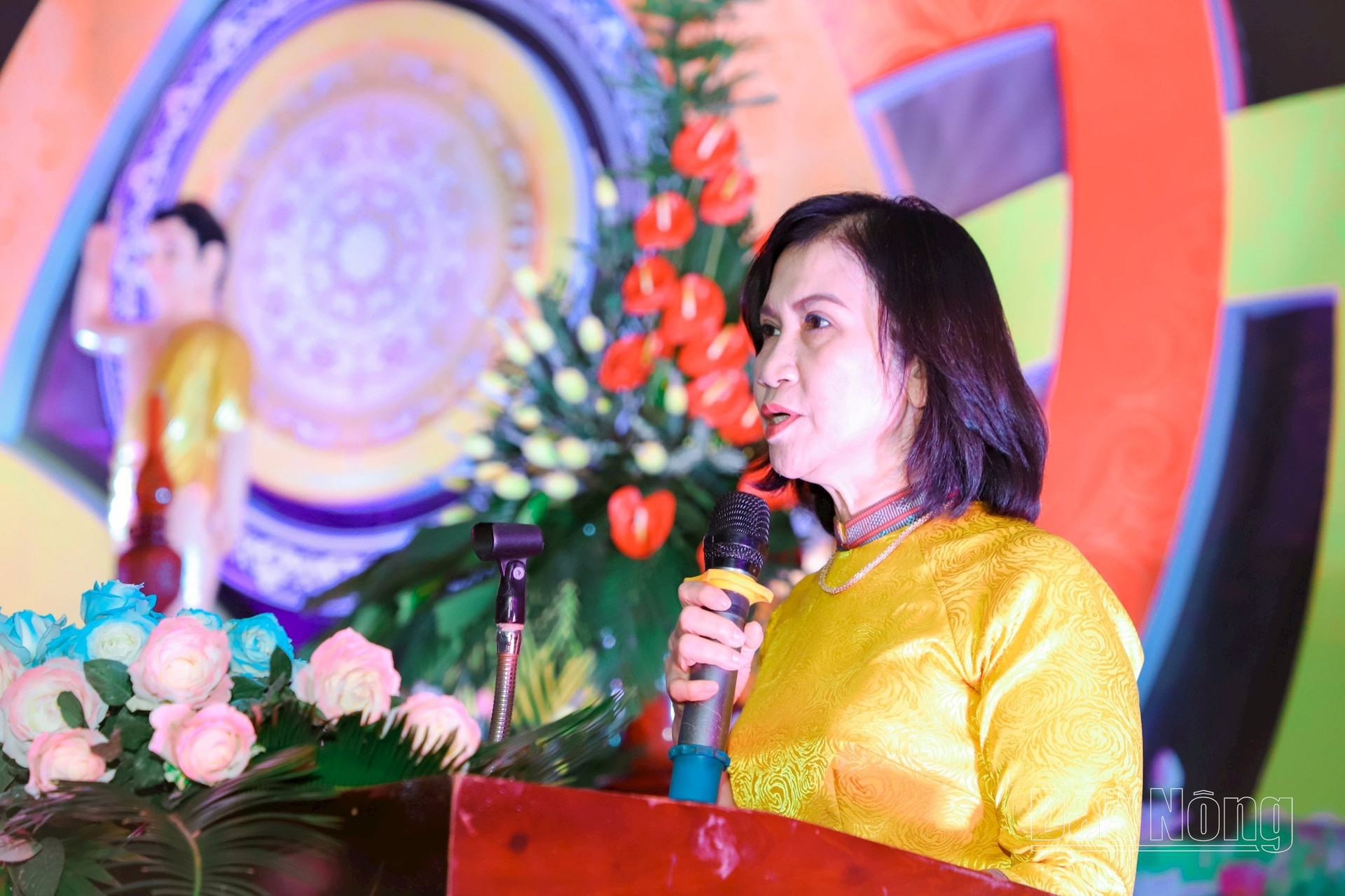 Đồng chí Tôn Thị Ngọc Hạnh, TUV, Phó Chủ tịch UBND tỉnh Đắk Nông đánh giá, ghi nhận những kết quả GHPG các cấp đạt được trong thời gian qua, góp phần không nhỏ vào sự phát triển chung của tỉnh Đắk Nông 