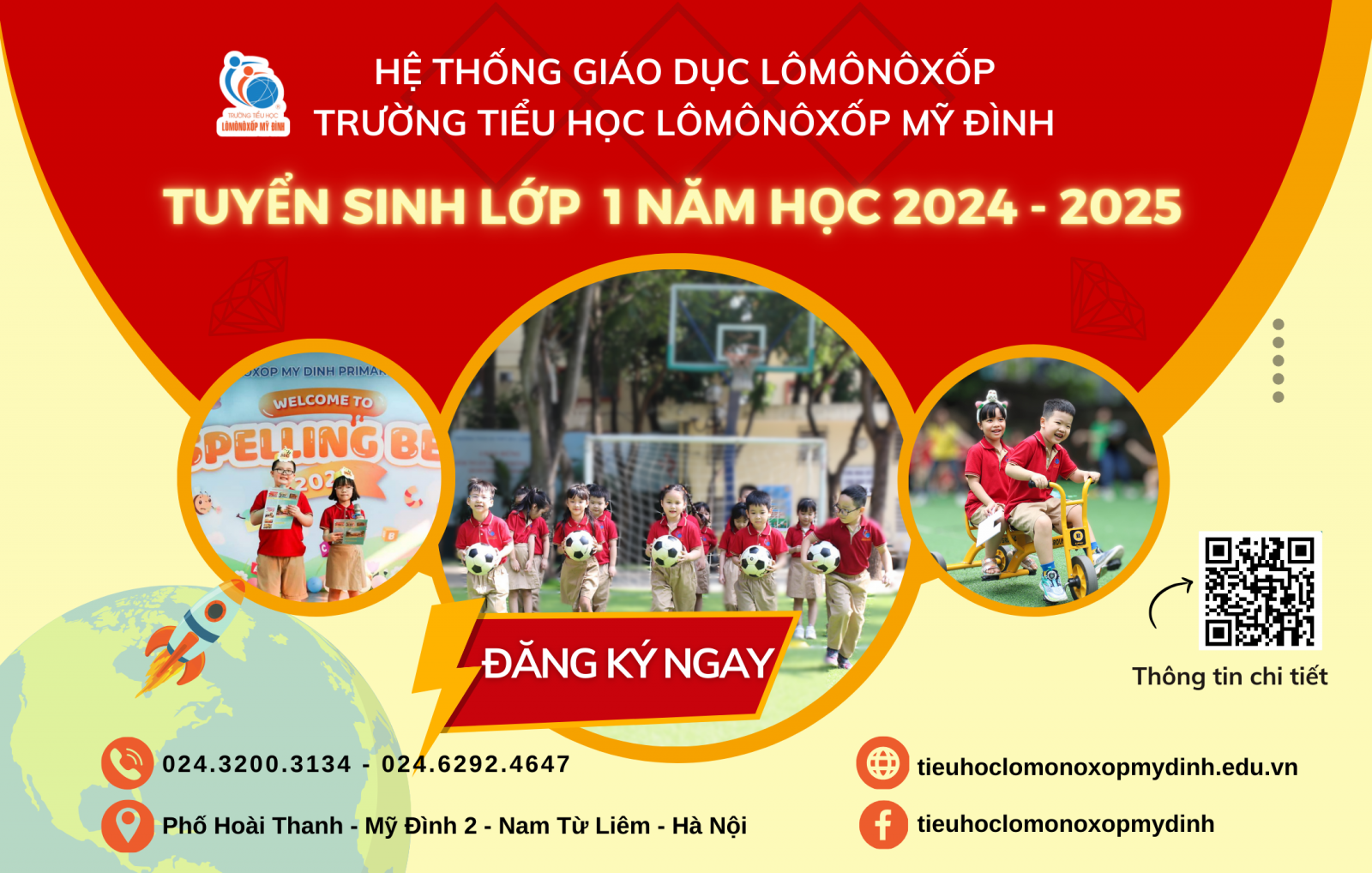 Thông tin tuyển sinh lớp 1 năm học 2024 - 2025