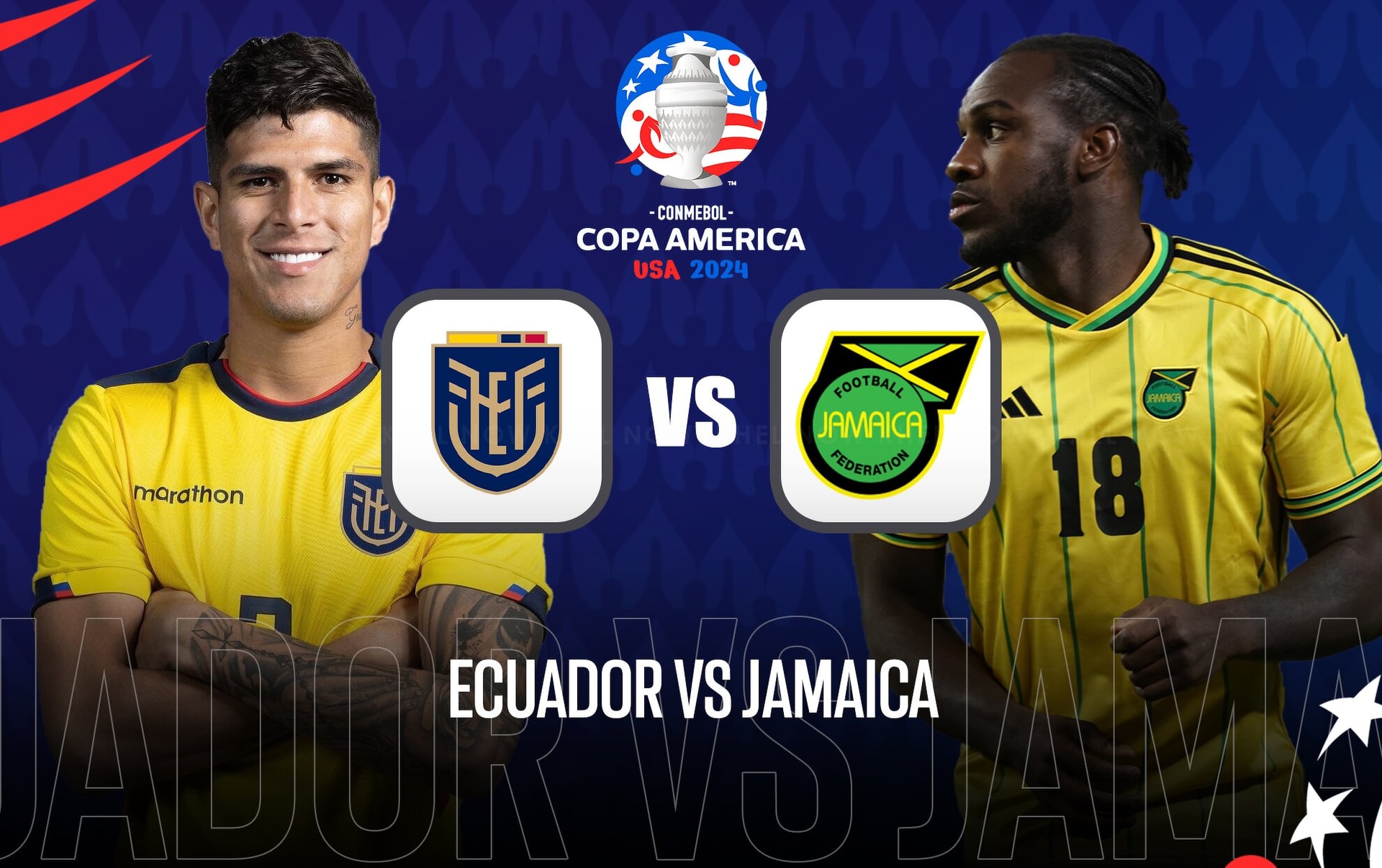 Ecuador vs Jamaica Predicted lineup, betting tips, odds, injury news, H2H, telecast | Copa America 2024