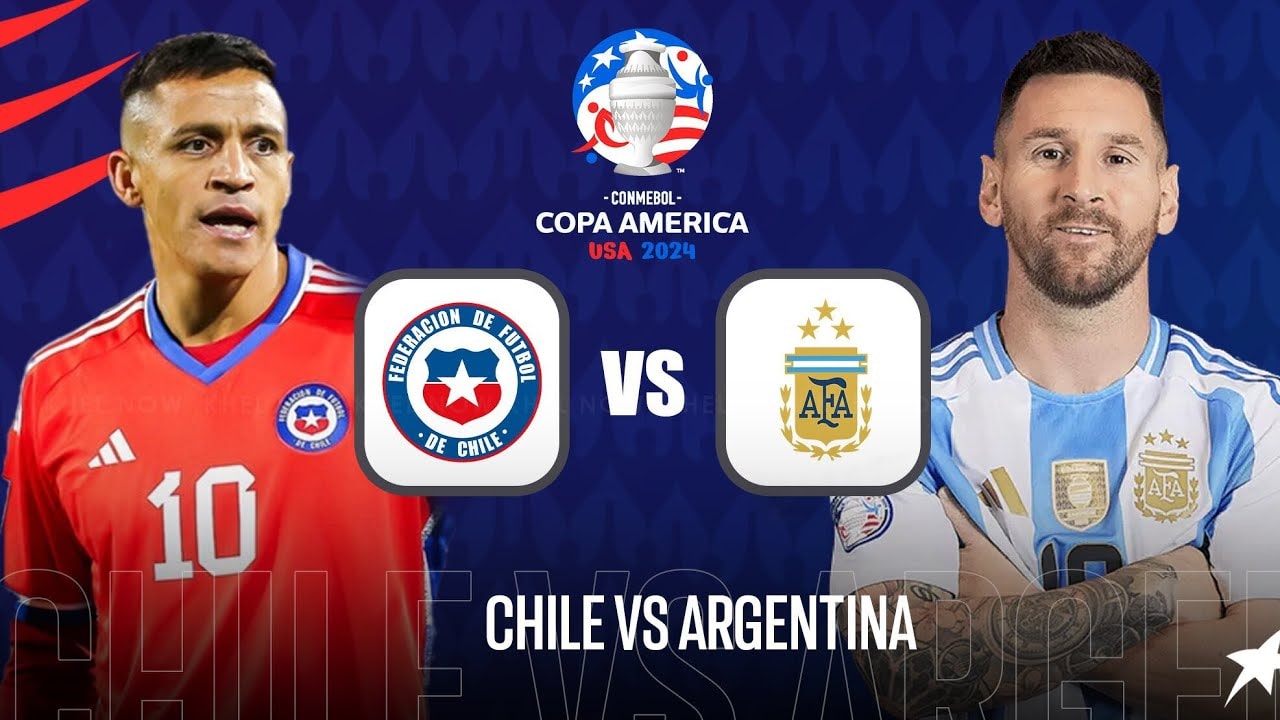 ⚽ ARGENTINA VS CHILE | COPA AMERICA 2024 | AISCORE - YouTube