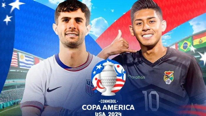 Prediksi Skor USA vs Bolivia Copa America 2024 Senin 24 Juni 2024 Jam 5, Cek Link Live Streaming - Tribunlombok.com