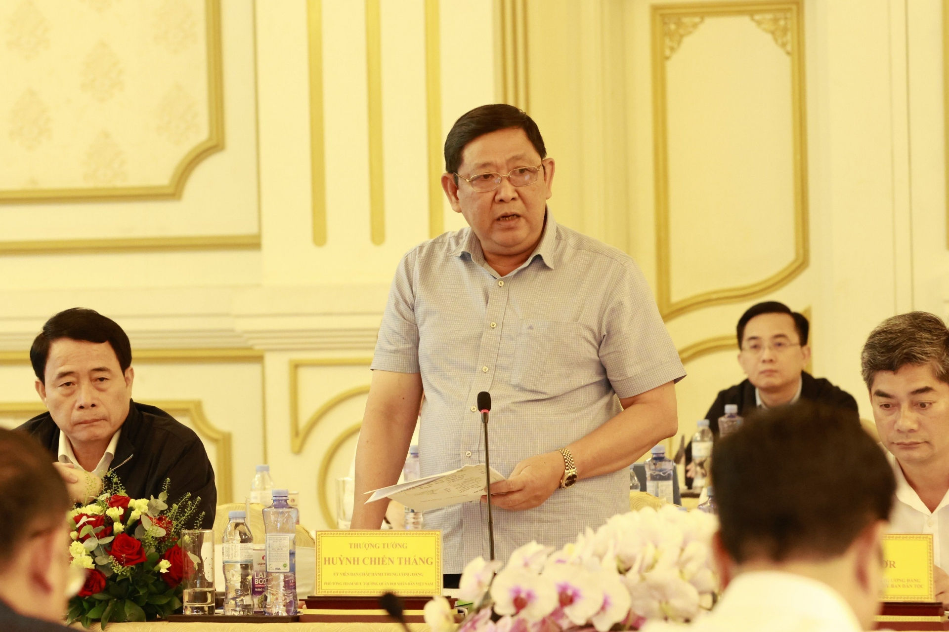 Thượng tướng Huỳnh Chiến Thắng – Phó Tổng tham mưu trưởng Quân đội Nhân dân Việt Nam: Các tỉnh Tây nguyên cần bám sát các nội dung của Nghị quyết 23; làm tốt nhân sự của Bộ Chỉ huy Quân sự tỉnh góp phần nâng cao các hoạt động quân sự quốc phòng…