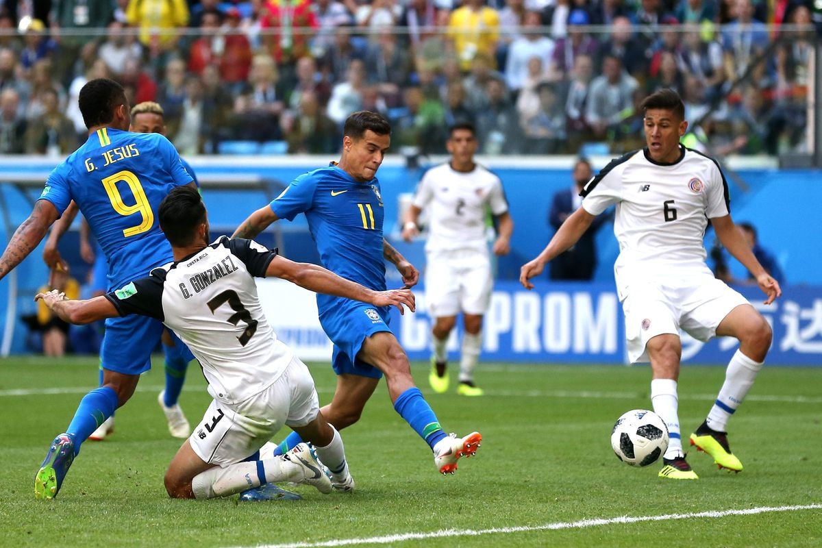 Brazil vs Costa Rica, World Cup: Final Score 2-0, Coutinho's late goal gives Brazil giant victory - Barca Blaugranes