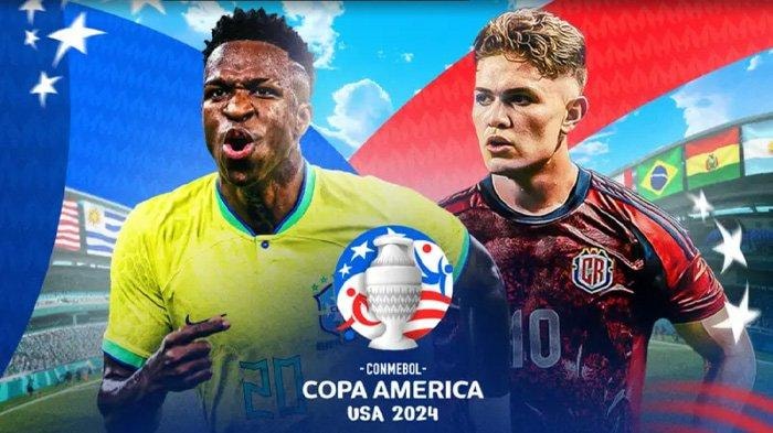 Prediksi Skor Brazil vs Costa Rica Copa America 2024 Selasa 25 Juni 2024 Jam 8, Link Live Streaming - Tribunlombok.com