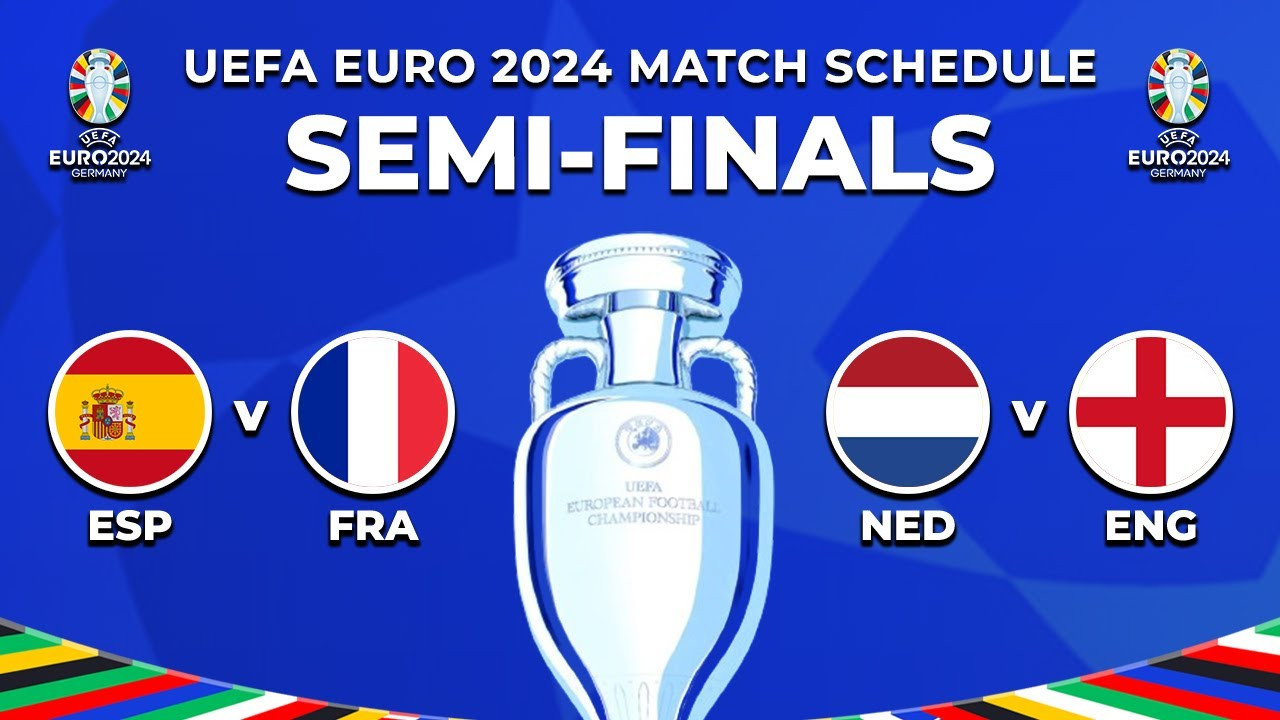 UEFA EURO 2024 SEMI FINAL FIXTURES | Match Schedule Semi Final UEFA EURO 2024