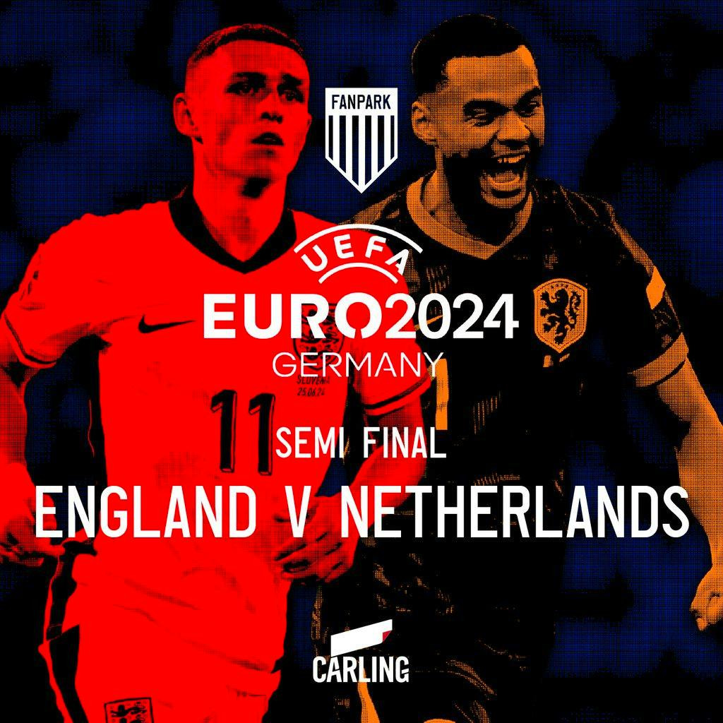 EUROS SEMI-FINAL - England V Netherlands Tickets | Camp And Furnace Liverpool | Wed 10th July 2024 Lineup