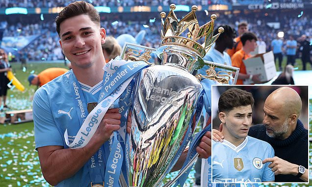 Julian Alvarez has 'asked to LEAVE Man City after rejecting a new four-year contract' | Daily Mail Online