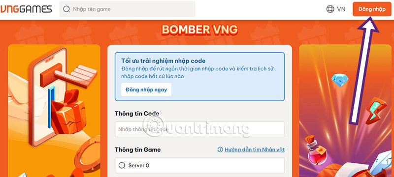 code bomber vng