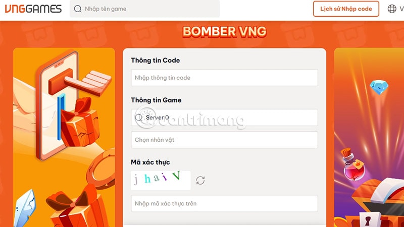 bomber vng code