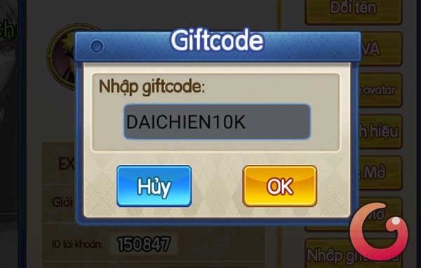 Nhập code