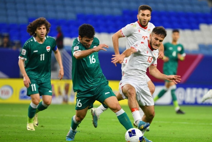 Video bóng đá U23 Iraq – U23 Tajikistan: 