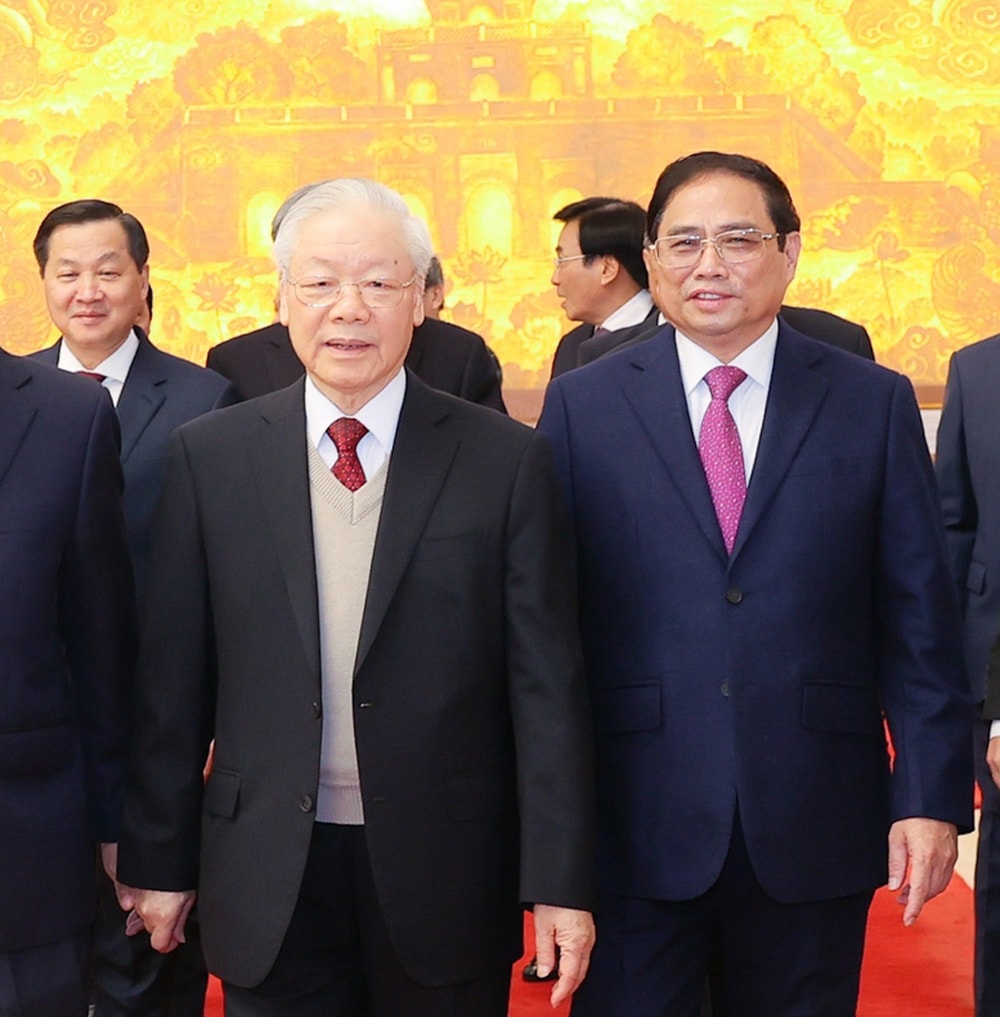 Tổng Bí thư Nguyễn Phú Trọng luôn quan tâm, dành thời gian đến dự, chỉ đạo tại Hội nghị Chính phủ với địa phương