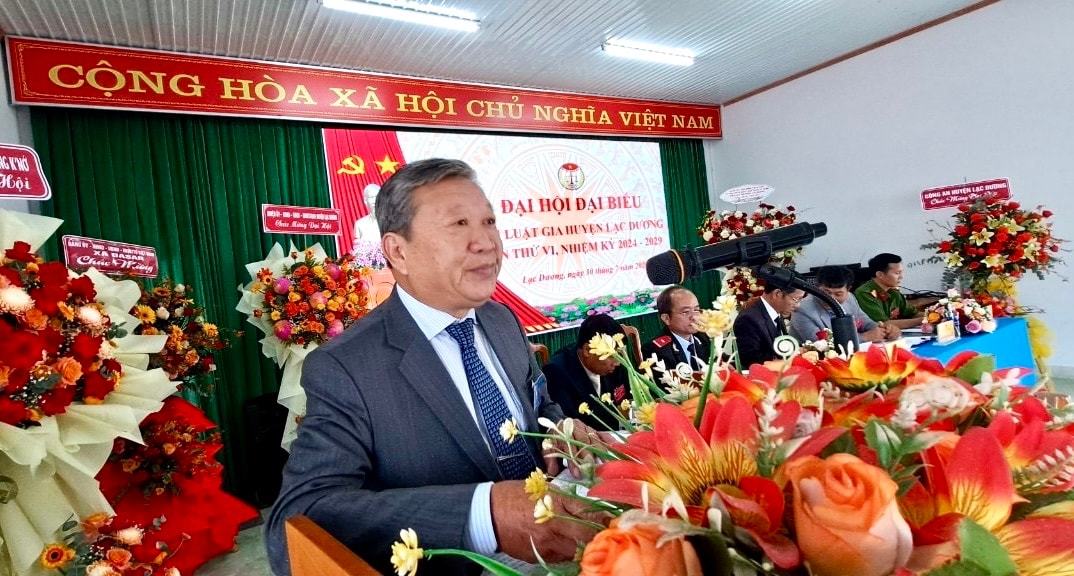 đồng chí Trần Hữu Thọ - Phó Chủ tịch Hội Luật gia tỉnh Lâm Đồng