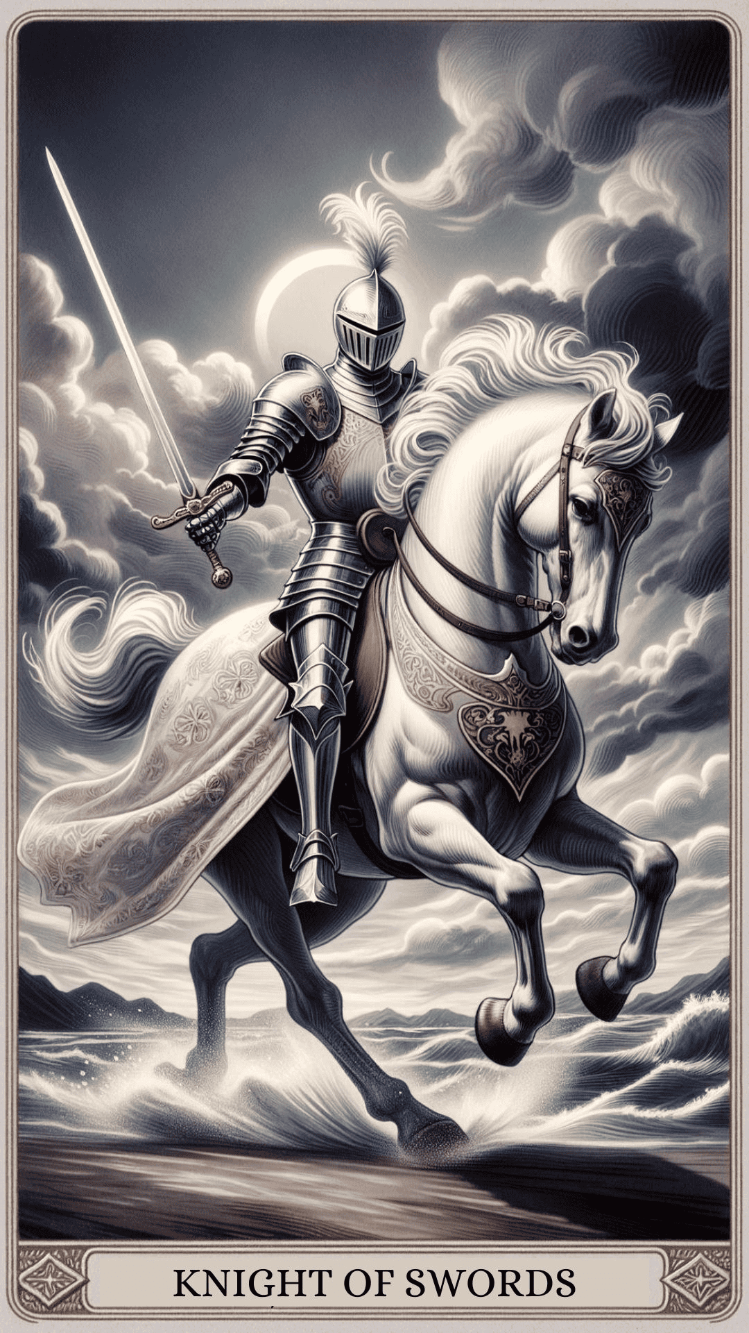 Knight of Swords Tarot Card Meaning