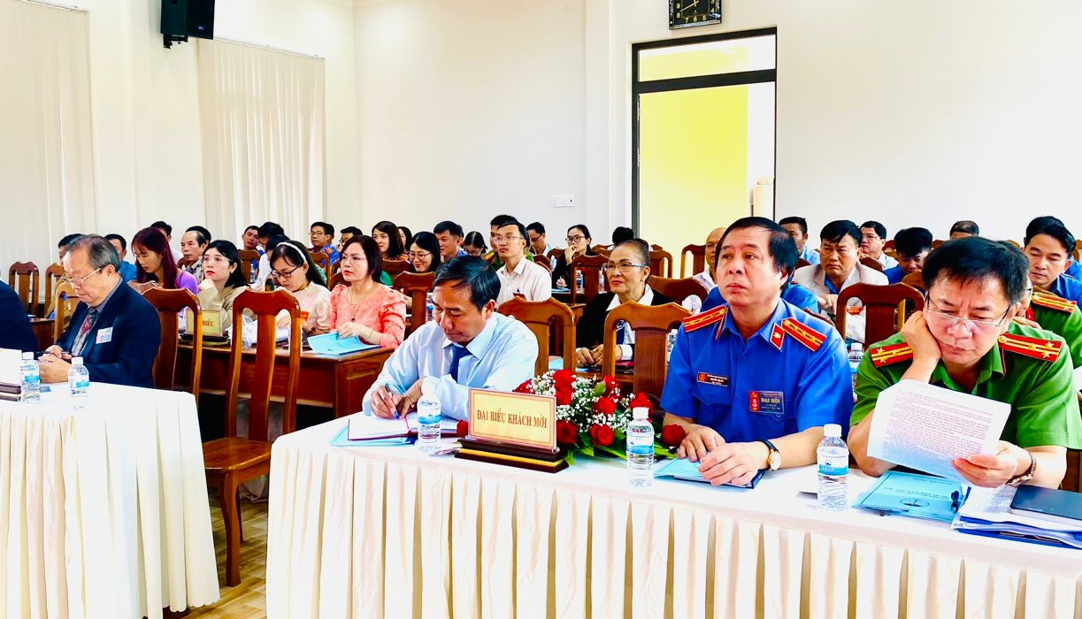 Quang cảnh Đại hội Hội Luật gia huyện Bảo Lâm