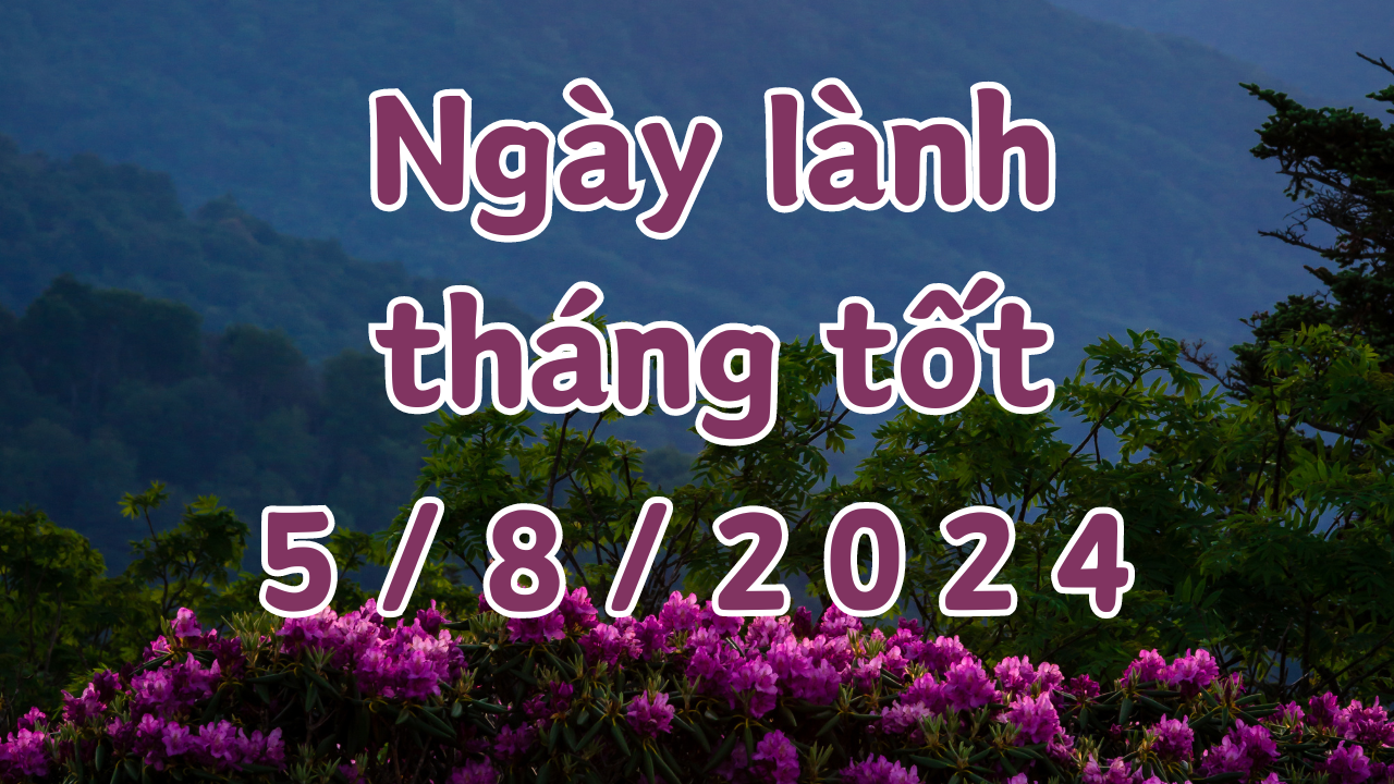 Ngày 5/8/2024 là ngày xấu không nên làm các việc như kết hôn, xây dựng, sửa chữa nhà, kiện tụng, mai táng, giao dịch. 