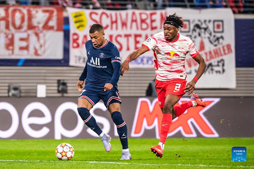 UEFA Champions League Group A: Leipzig vs. Paris Saint-Germain - Xinhua