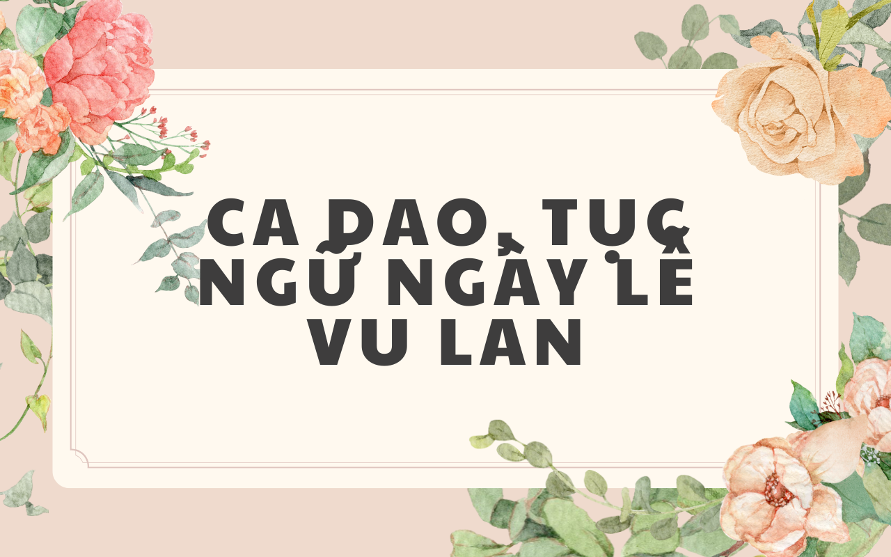 ca dao tục ngữ lễ vu lan