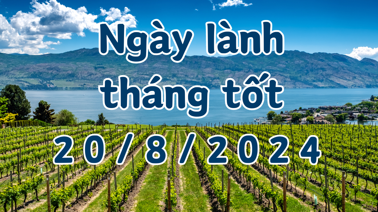 Ngày 20/8/2024 là ngày tốt có thể làm các việc như kết hôn, xây dựng, sửa nhà, ký hợp đồng, khai trương, mai táng, cải mộ. 