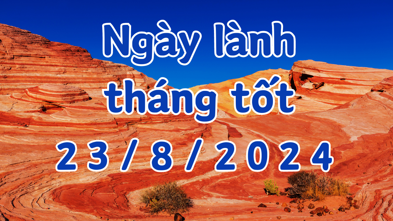 Ngày 23/8/2024 là ngày xấu không nên làm các việc như kết hôn, xây dựng, sửa chữa nhà, kiện tụng, mai táng, giao dịch. 