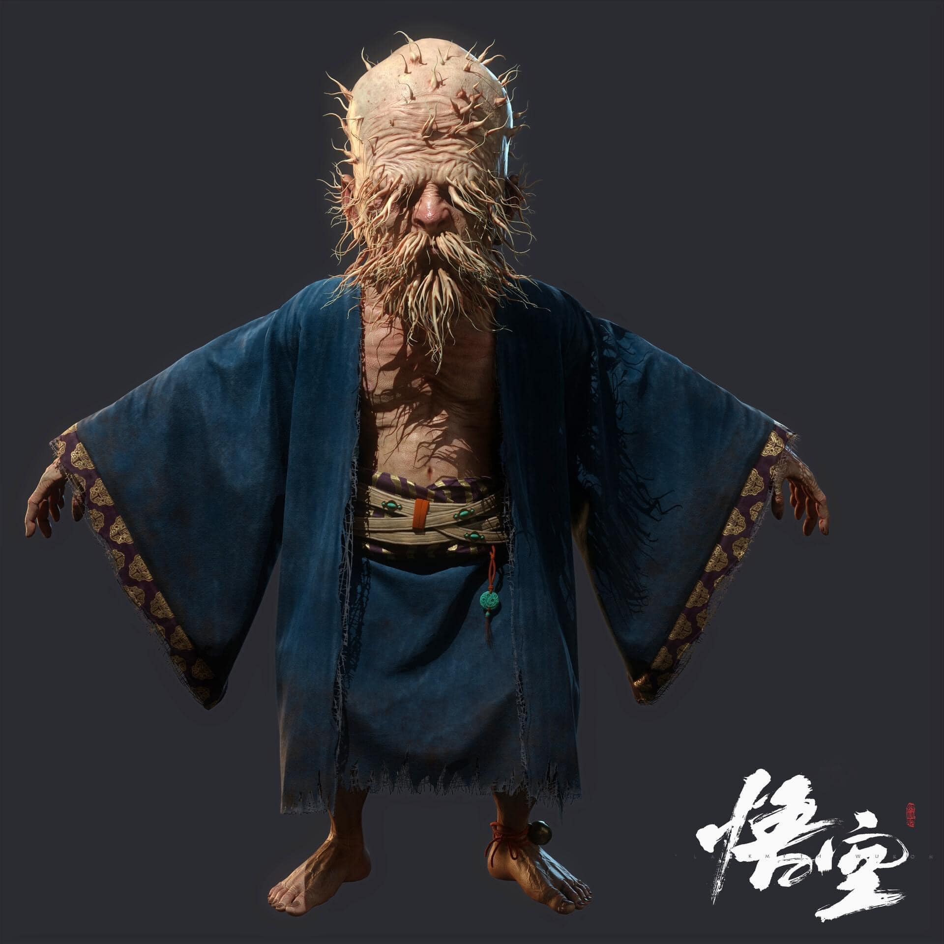 Tổng hợp hình ảnh 3D art các nhân vật trong Black Myth Wukong 100