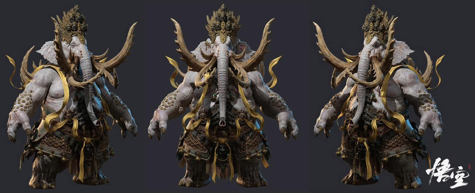 Tổng hợp hình ảnh 3D art các nhân vật trong Black Myth Wukong 3