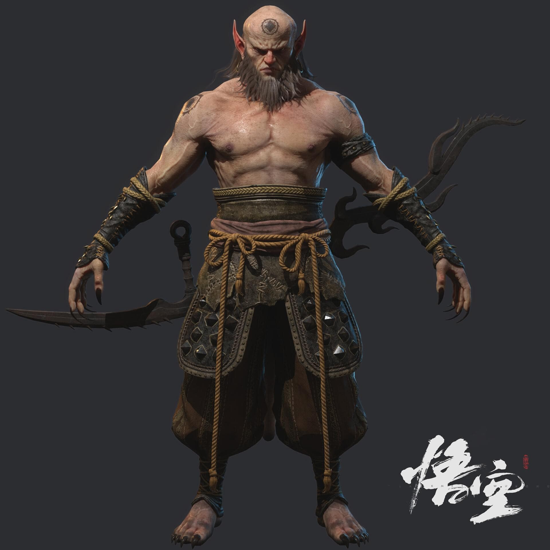 Tổng hợp hình ảnh 3D art các nhân vật trong Black Myth Wukong 5