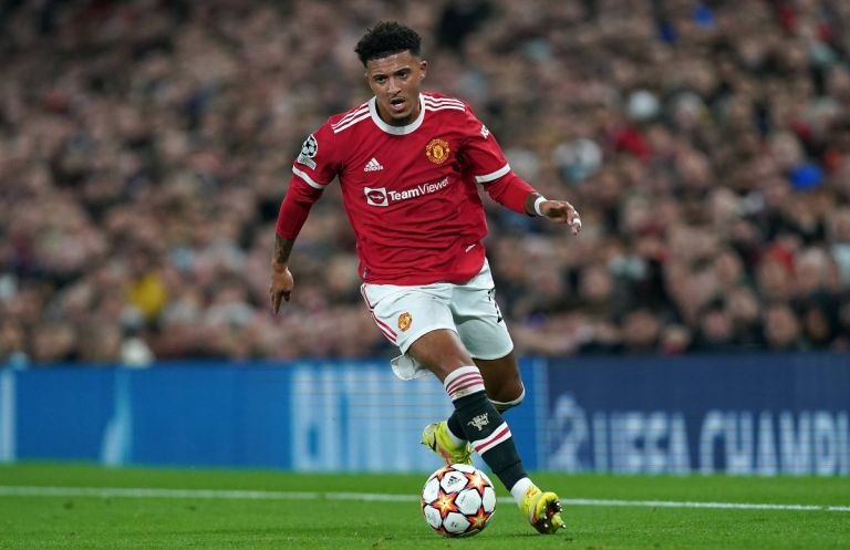 Sancho stats for Man United