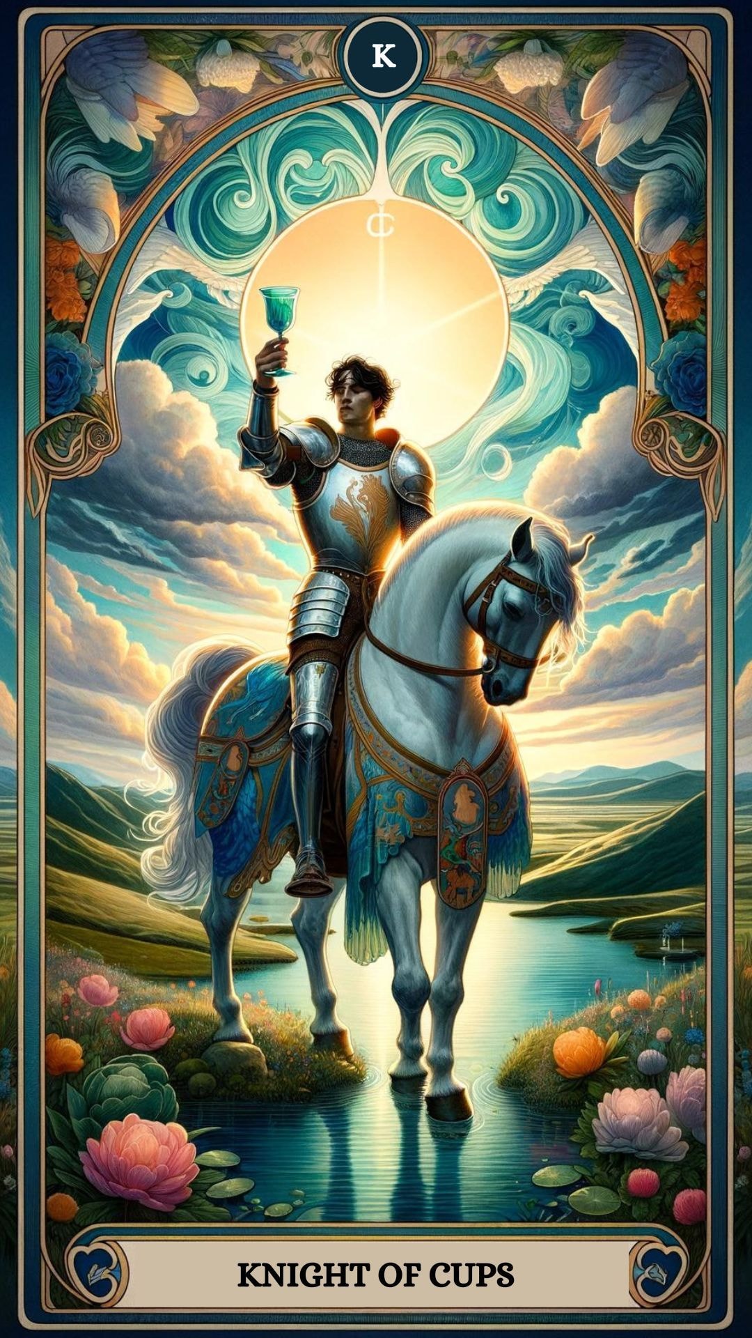 The Knight of Cups Tarot Card Meaning - Pursuer of the Heart