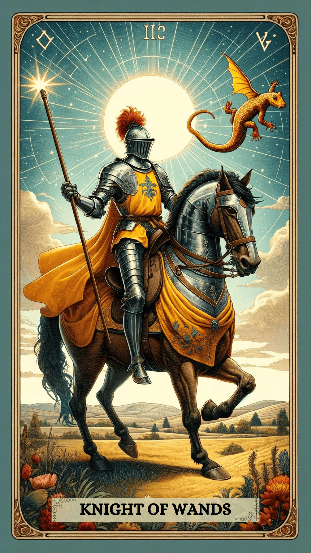 Knight of Wands Tarot Card Meaning - Zeal & Impulse