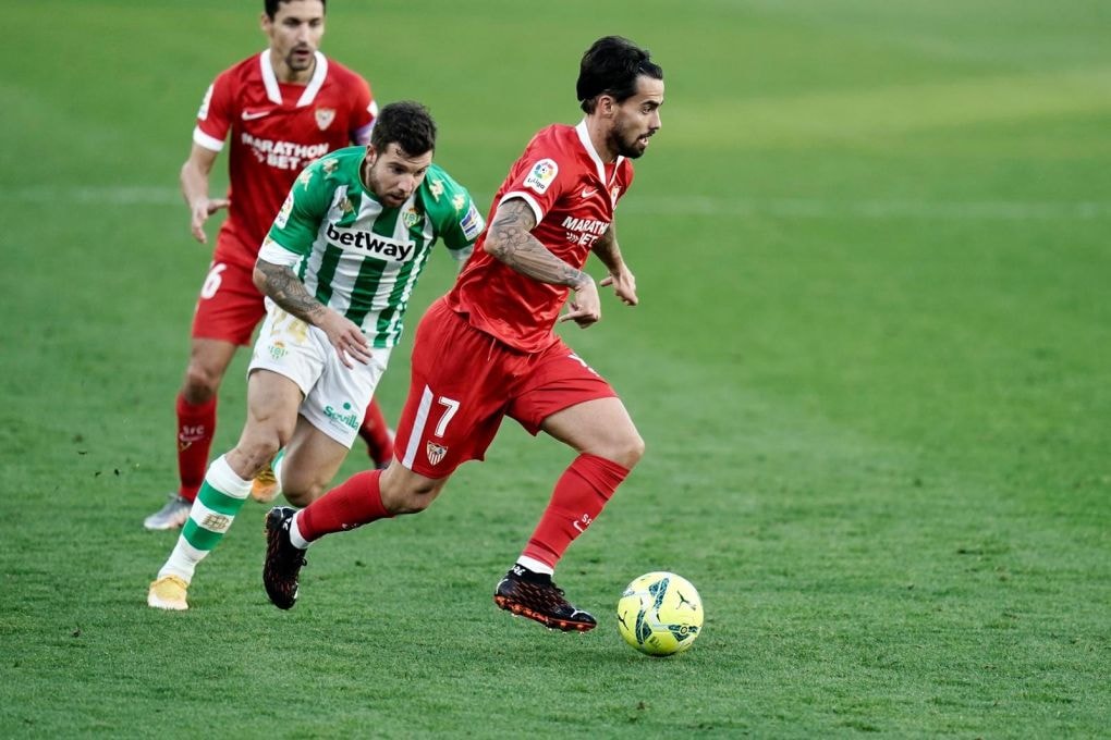 Watch: Suso opens the scoring in El Gran Derbi for Sevilla at Real Betis - Football España