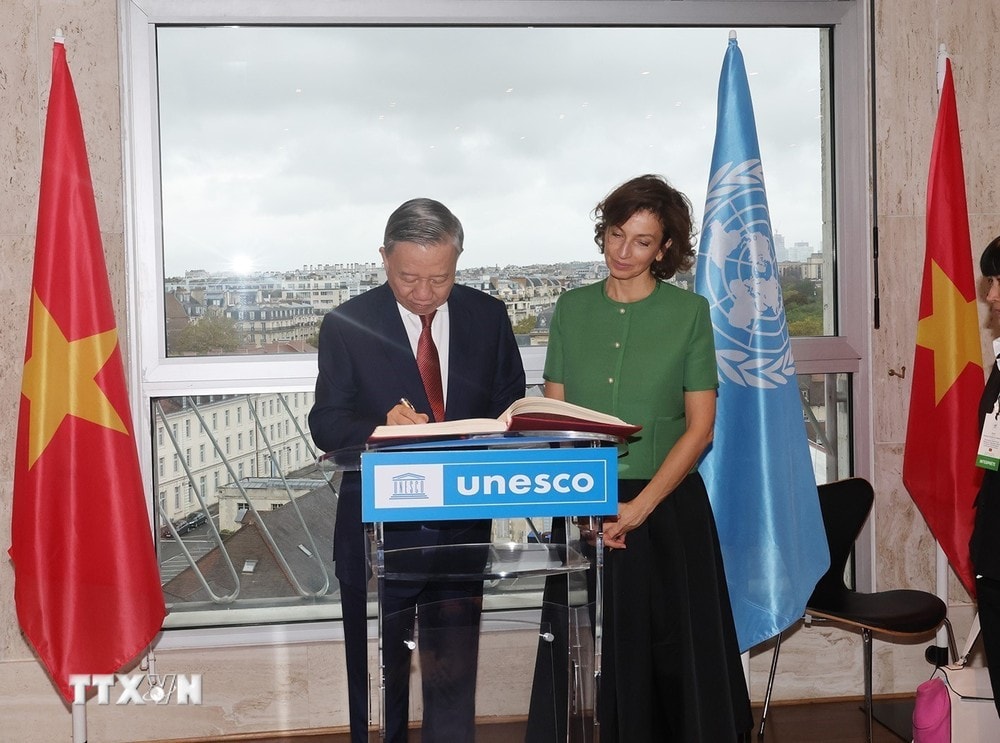 ttxvn_tong bi thu to lam unesco UNESCO Audrey Azoulay (5).jpg