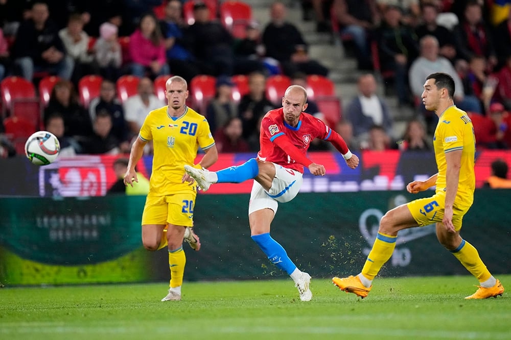 UEFA Nations League: Pavel Sulc Shines As Czechia Beat Ukraine 3-2 - In Pics