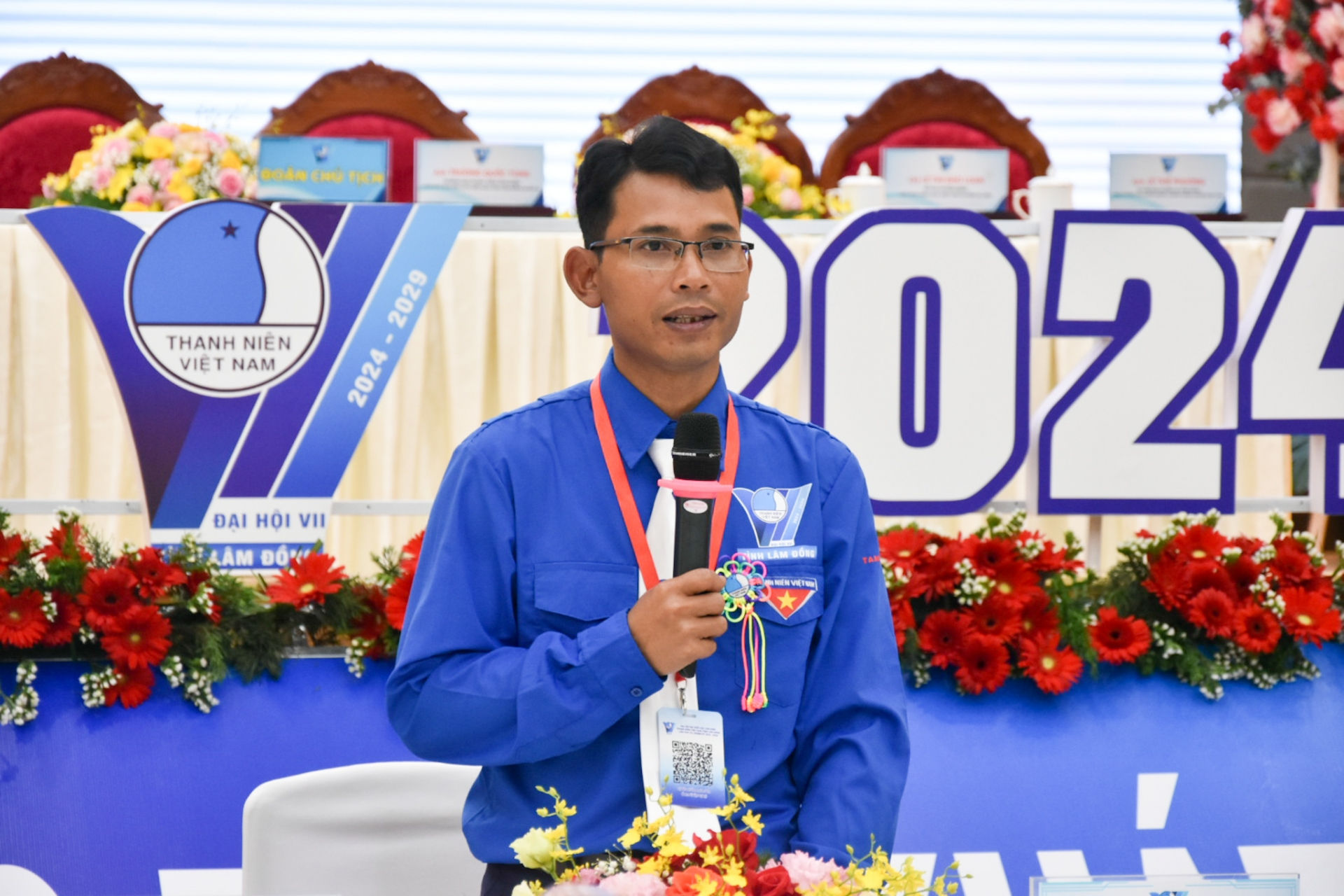 Anh N’du Ha Biên, Chủ tịch Hội LHTN Việt Nam tỉnh Lâm Đồng khóa VII chủ trì hội nghị lần thứ nhất  