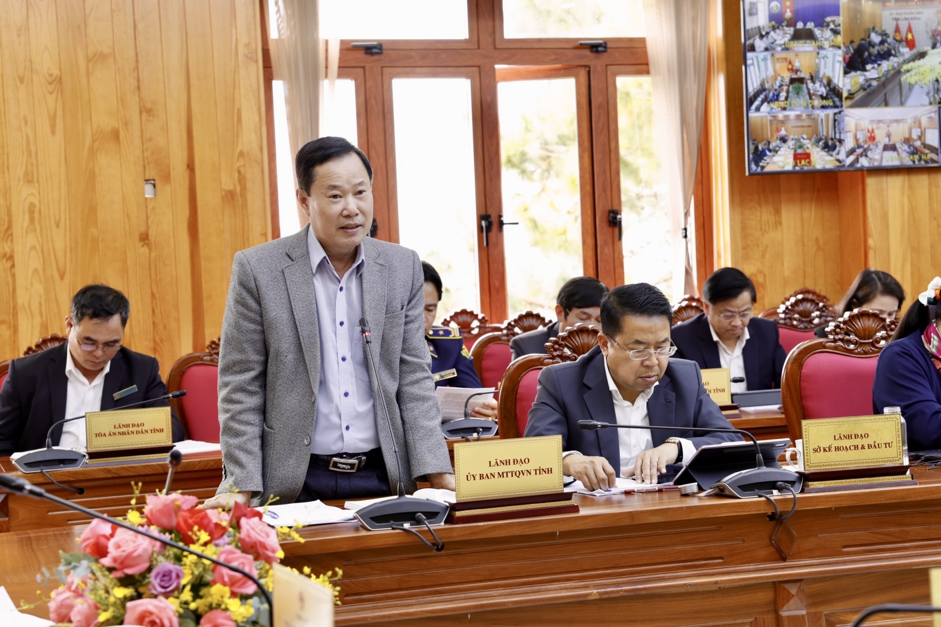Chủ tịch MTTQVN tỉnh Lâm Đồng Phạm Triều đề xuất lãnh đạo tỉnh và các địa phương hưởng ứng và tham gia ngày Đại đoàn kết toàn dân
