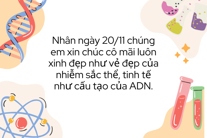 TOP lời chúc 20/11 theo môn học thể hiện lòng biết ơn VÔ TẬN mới nhất 2023