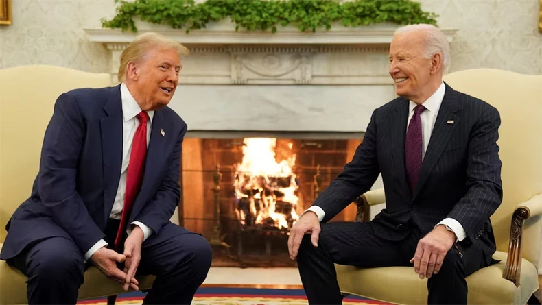 Ông Biden và ông Trump cam kết chuyển giao quyền lực một cách êm thấm ảnh 1