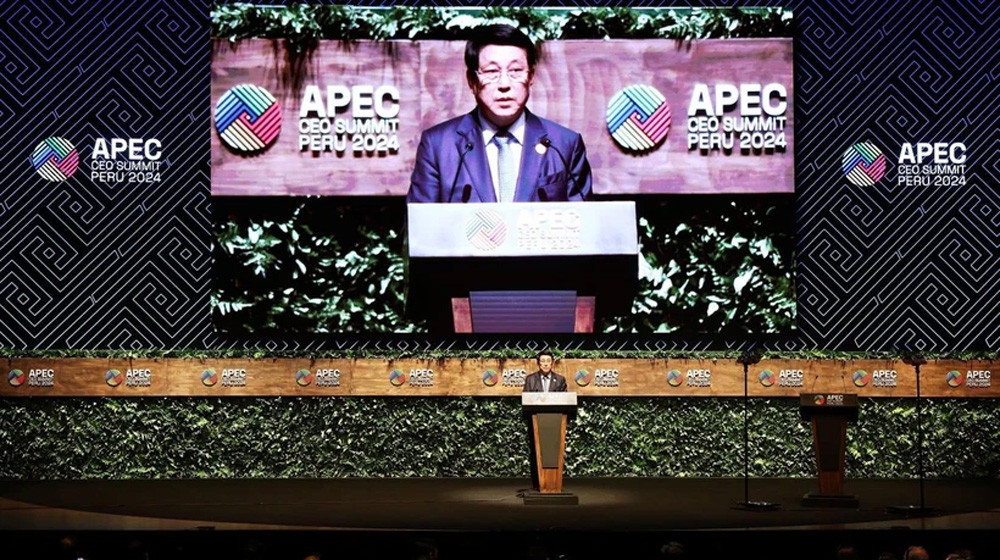 Chủ tịch nước Lương Cường phát biểu tại Hội nghị Thượng đỉnh Doanh nghiệp APEC-CEO Summit