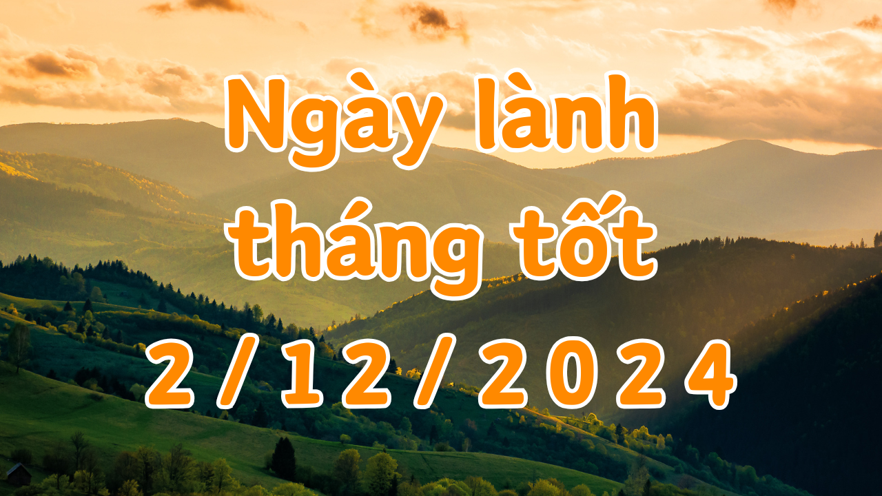 Lịch âm ngày 2/12/2024 là ngày tốt cho các việc mai táng, sửa mộ, cải mộ 