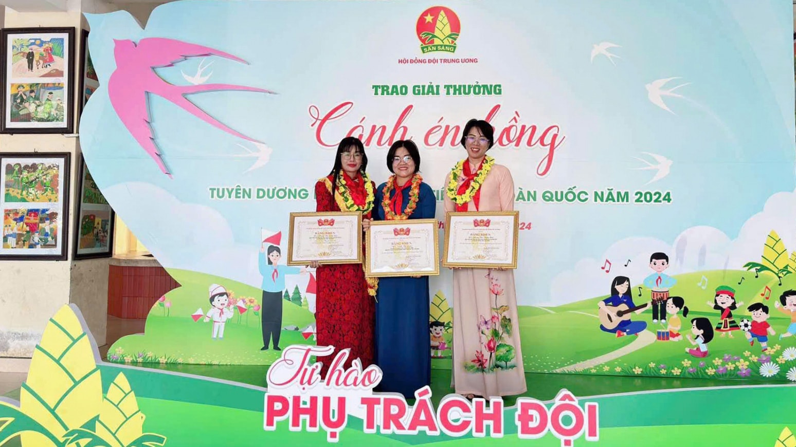 3 Phụ trách Đội của tỉnh Lâm Đồng được nhận Bằng khen của Hội đồng Đội Trung ương năm 2024