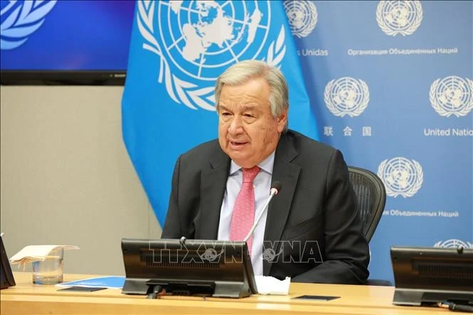 Tổng thư ký Liên hợp quốc Antonio Guterres. Ảnh: THX/TTXVN