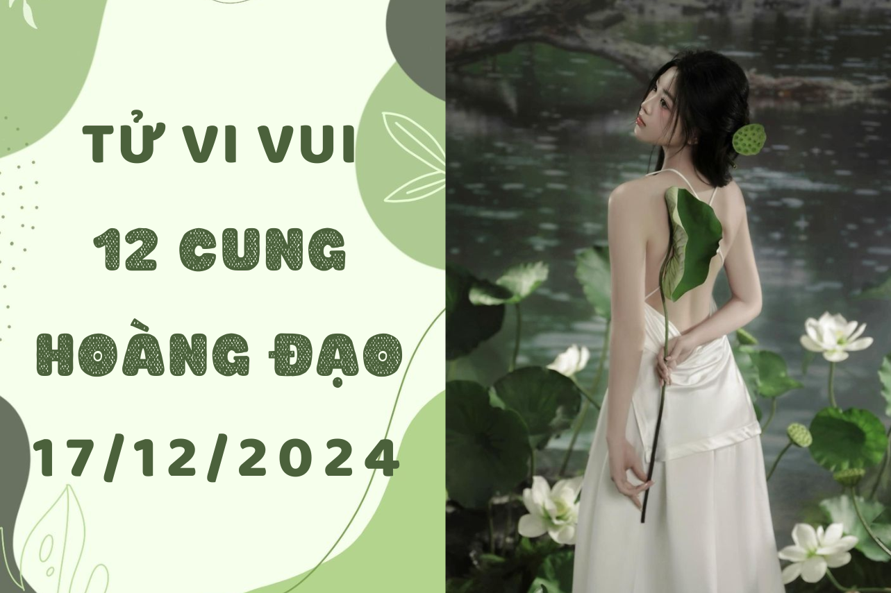 tử vi 12 cung hoàng đạo ngày 17 12 2024