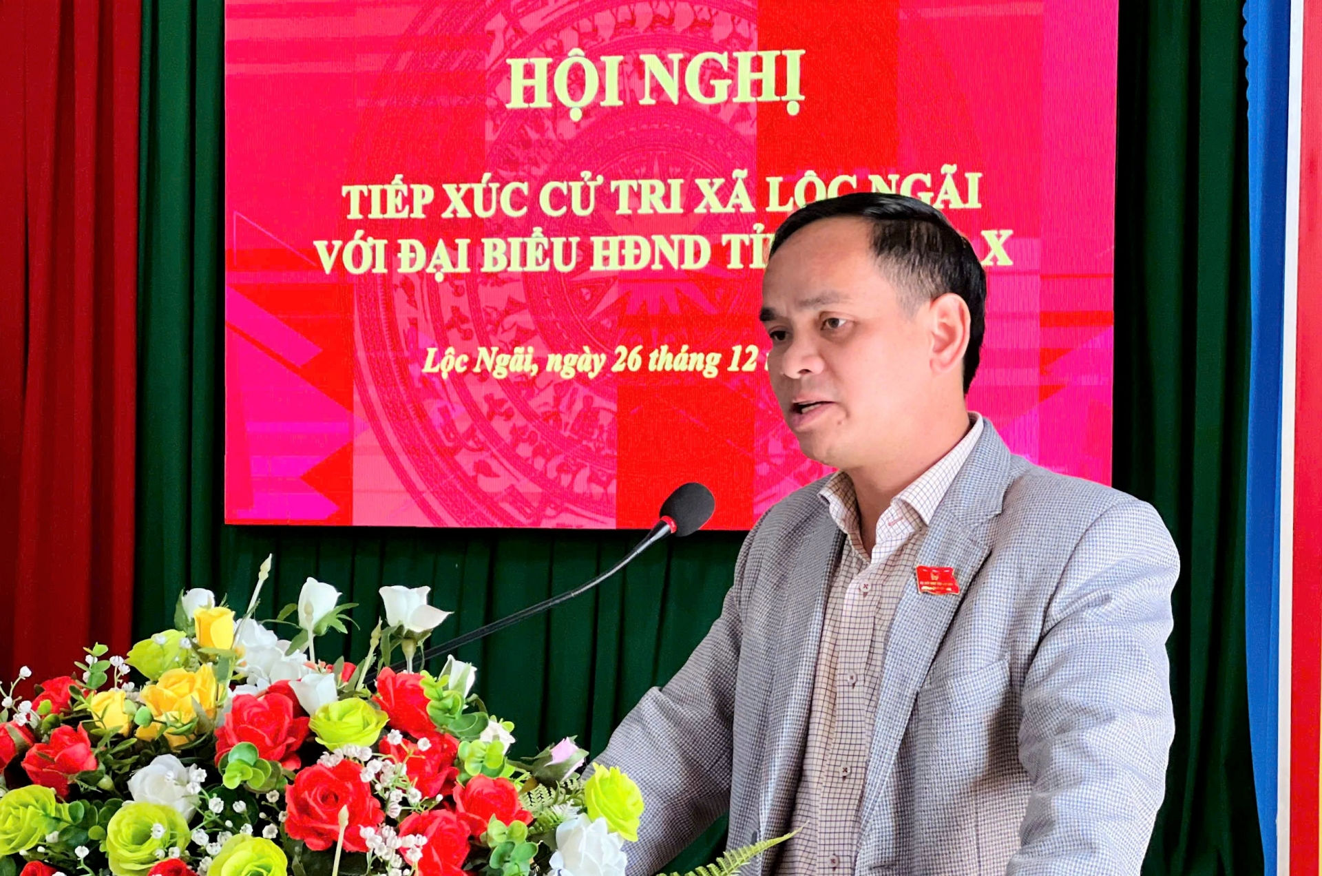 Phó Chủ tich HĐND tỉnh Lâm Đồng Đa Cát Vinh tiếp thu, giải trình kiến nghị của cử tri thuộc thẩm quyền