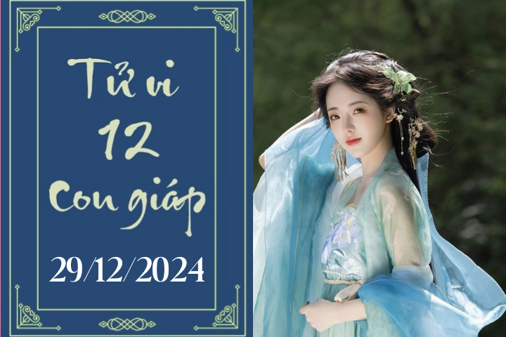 Tử vi 12 con giáp hôm nay ngày 29/12/2024: Tỵ phát triển, Ngọ khó khăn